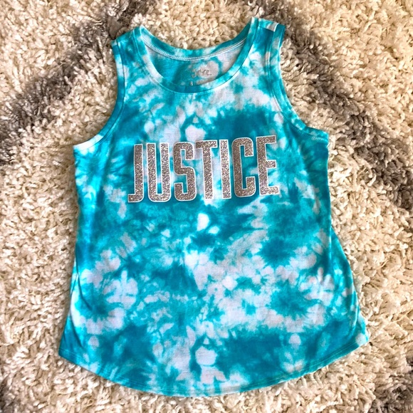 Justice Other - Justice Tank Top Tie Dye Size 8 Blue